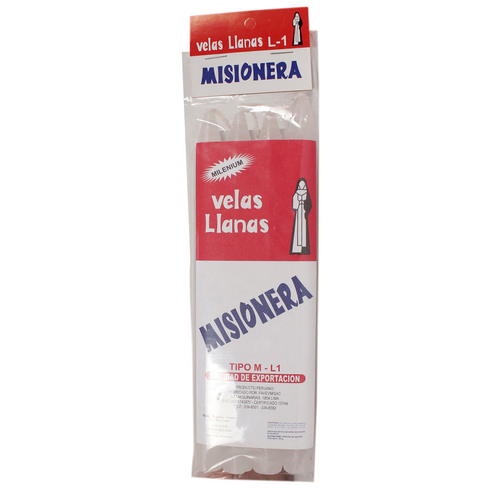 Vela MISIONERA Llana 4un