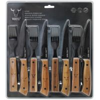 Set de Cuchillos y Tenedores WAYU PRM Parrillero Paquete 8un