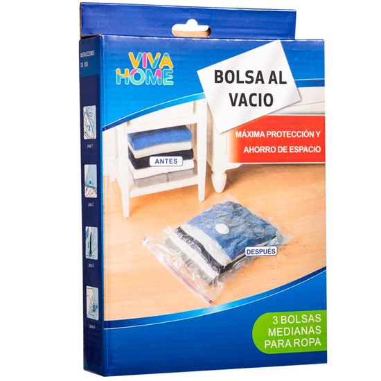 Set x 4 bolsas al vacío 1 mediana + 3 grandes - Promart