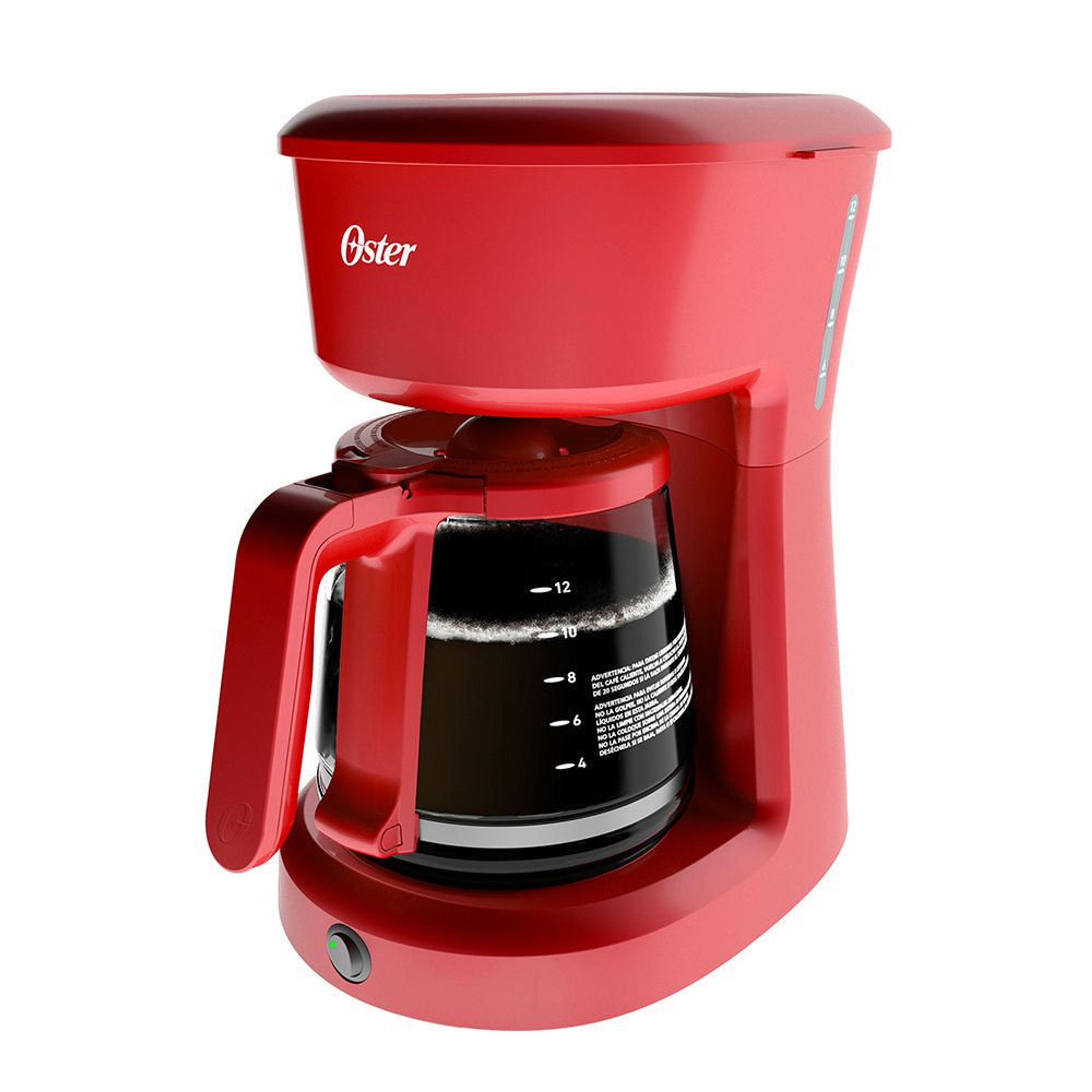 Cafetera Oster 12 tazas Goteo Roja - Shopstar