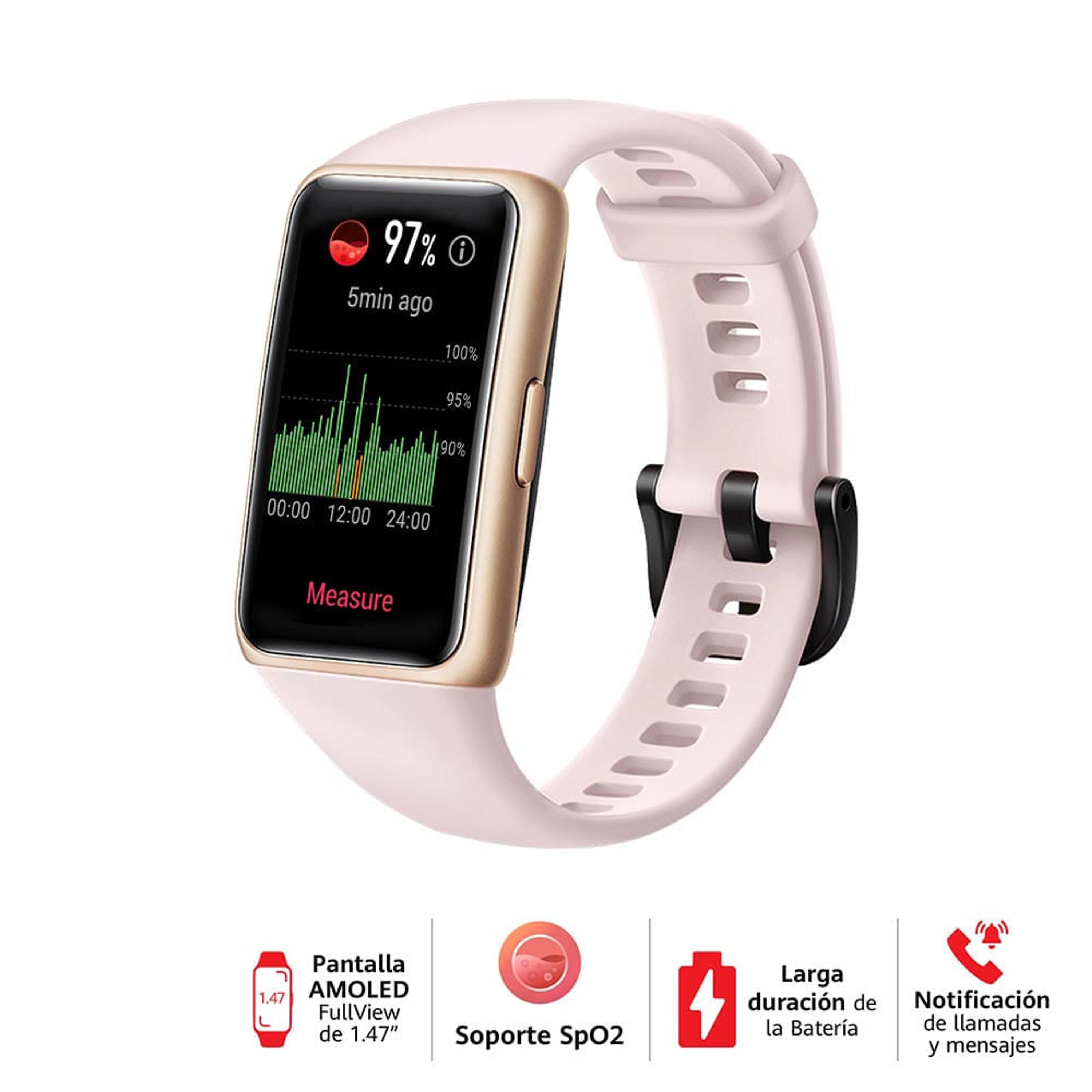 Smartwatch Huawei Band 6 Rosado - Shopstar