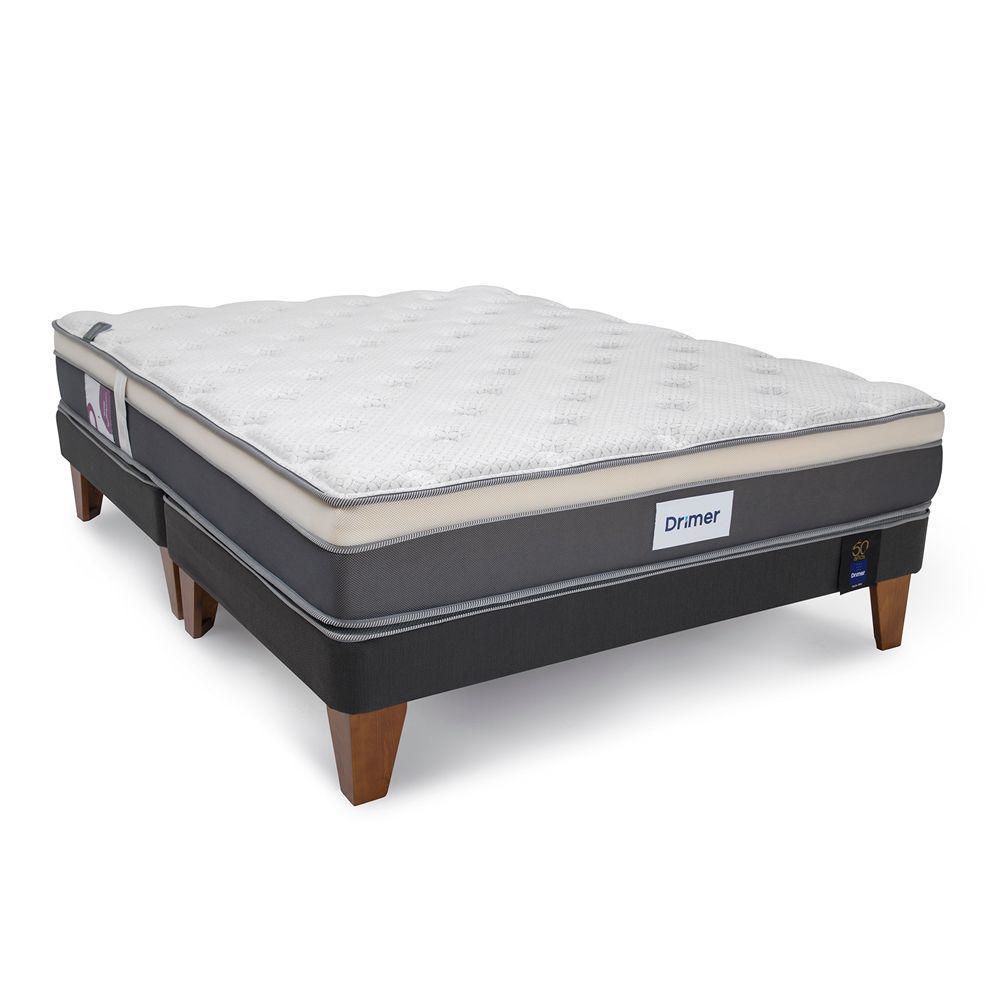 Cama Technodream Gold Gravity King + Almohada + Protector