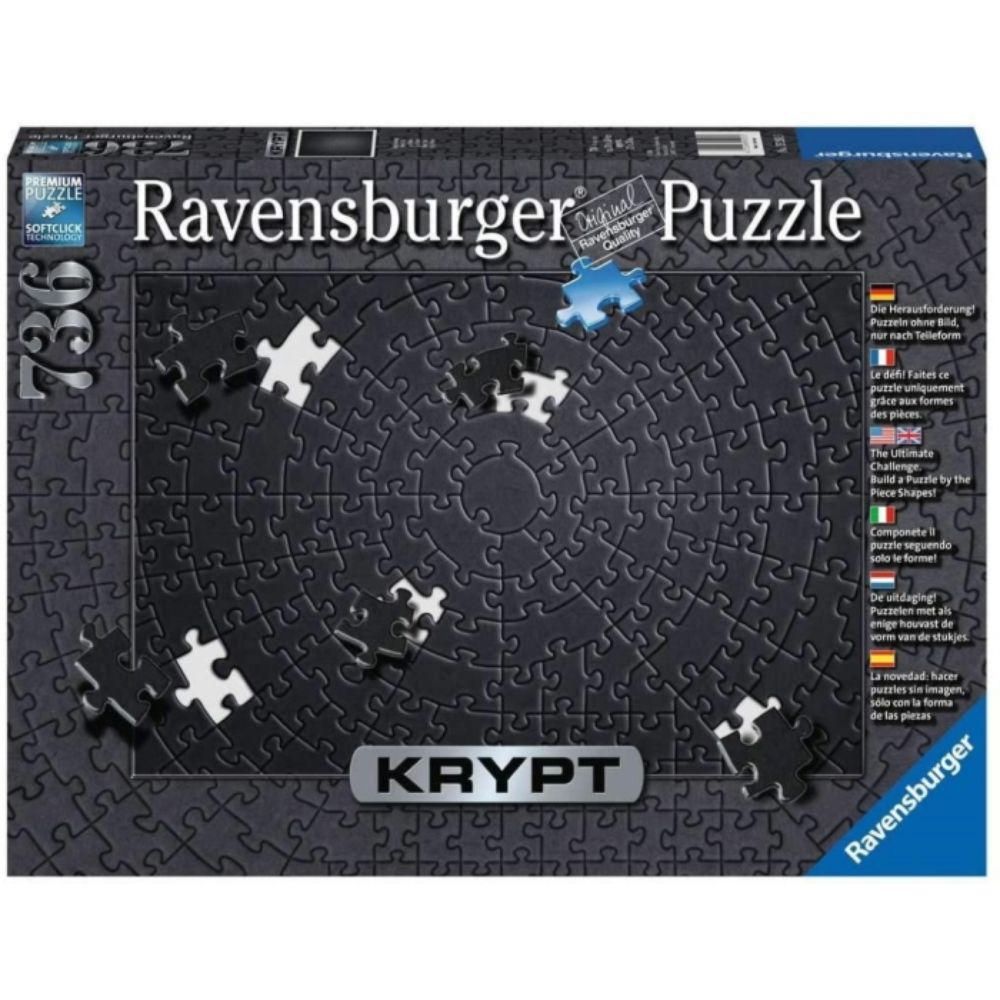 Rompecabezas Krypt 736 Pz Negro