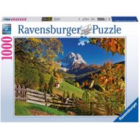 Rompecabezas 1000 Pz Montañas En Otoño