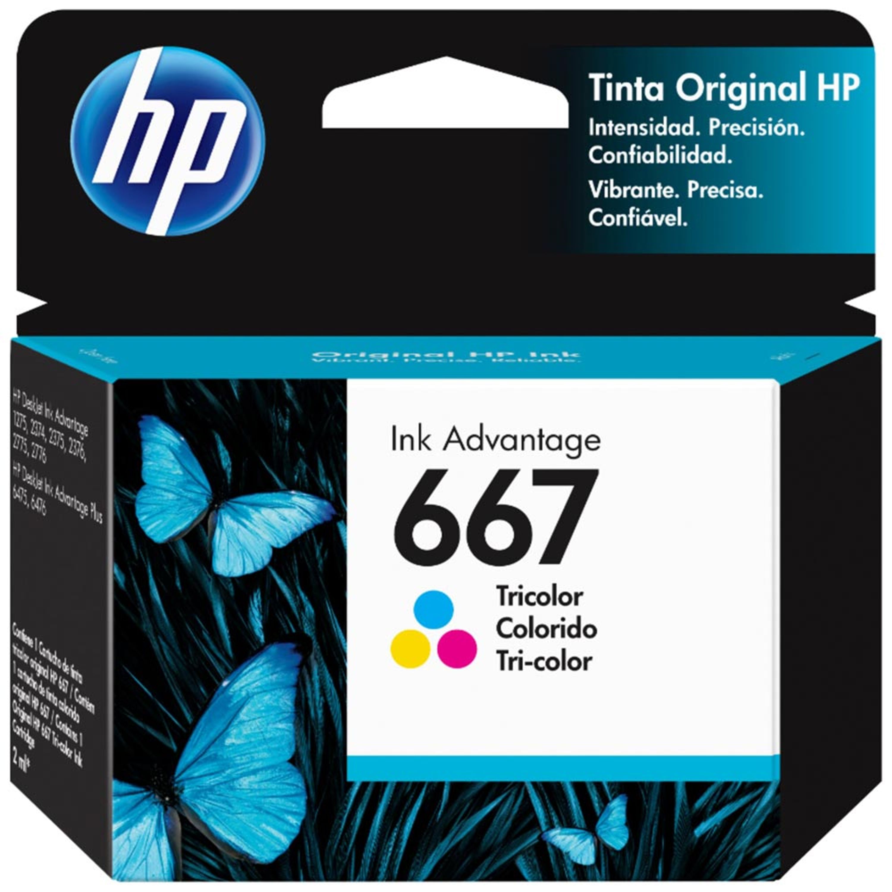 Cartucho de Tinta HP 667 Tri-Color (3YM78AL) - Shopstar