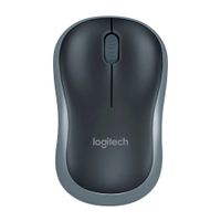 Mouse inalámbrico Logitech M185 1000 dpi, 3 botones, gris