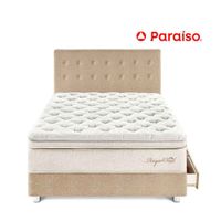 Dormitorio Royal Cloud Con Cajones King Champagne