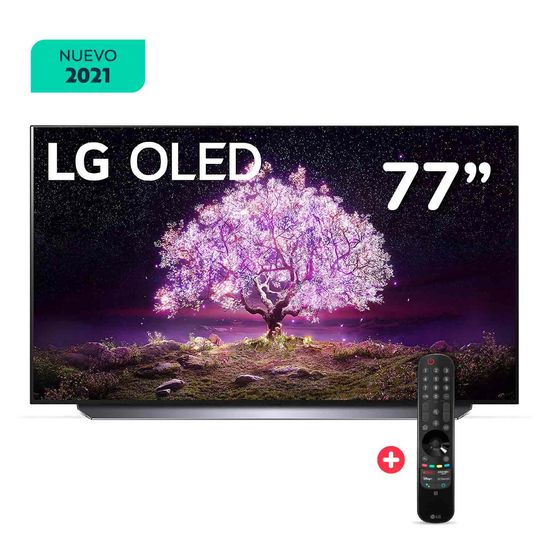 Televisor LG OLED 4K ThinQ AI 77" OLED77C1 (2021)