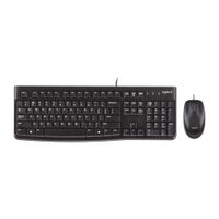 Kit Logitech MK120 teclado y mouse, conexión usb