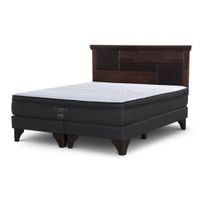 Cama Europea Tempo King + Cabecera Domenico