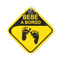 Señal Rombo Cuidado Bebé a Bordo