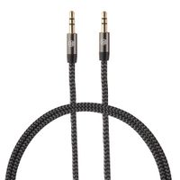 Cable trenzado Radioshack 3.5 mm, macho a macho, 0.9 m