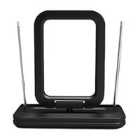 Antena digital para interiores Greentek señal uhf, vhf, fm, hd