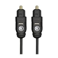 Cable óptico Radioshack Toslink, flexible y resistente