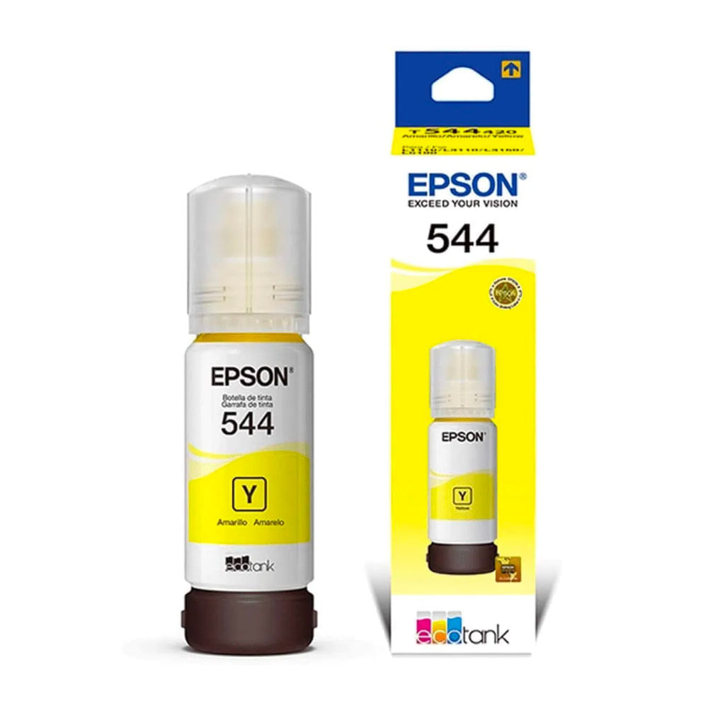 Botella de tinta Epson T544420 amarillo rinde 7500 páginas 65 ml