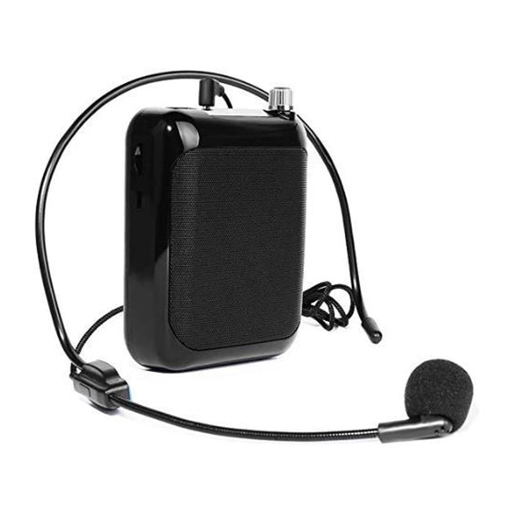 Amplificador portátil con micrófono de vincha Maono AU-C01 usb, led