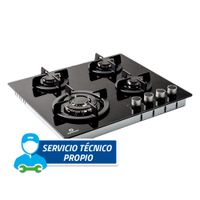 Cocina Empotrable Indurama EGI-604VDNEG 4 Hornillas Negro