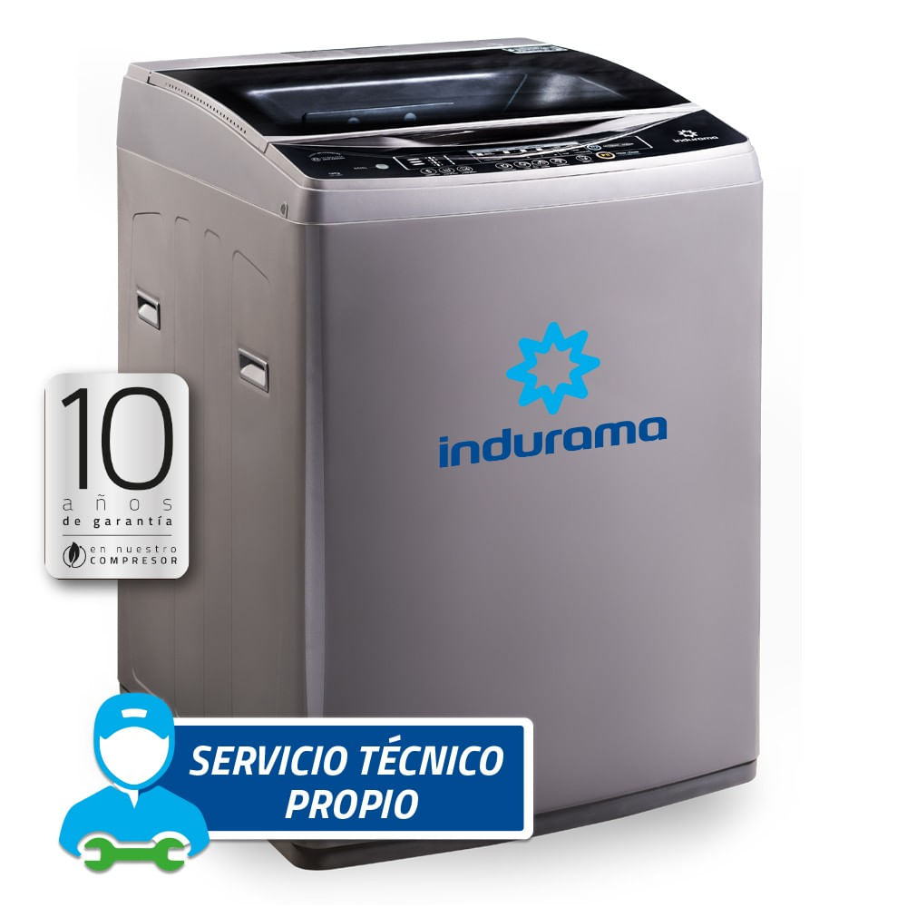 Lavadora Indurama LRI-21CRI 21KG Gris