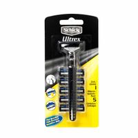 Máquina de Afeitar SCHICK Ultrex Piel Sensible + 5 repuestos
