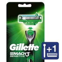 Máquina de Afeitar GILLETTE Mach3 Sensitive Paquete 1un