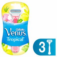 Máquina de Afeitar GILLETTE Mujer Venus Tropical Paquete 3un
