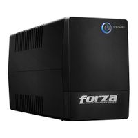 Estabilizador Ups Forza NT-512U, 500VA/250W, indicador led, negro