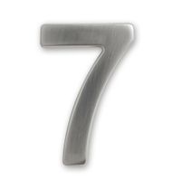 Número 7  en níquel mate