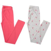Leggins Pack x2 A EUREKA Teen Niña Algodón Rosado