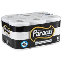 Papel Higiénico PARACAS Azul Doble Hoja Black Paquete 12un