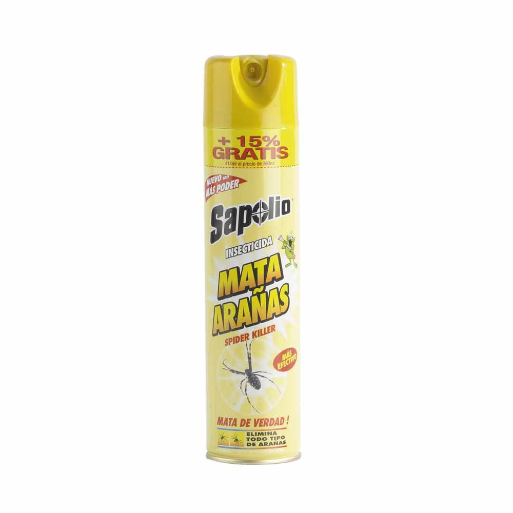 Insecticida Aerosol SAPOLIO Mata Arañas Frasco 360ml