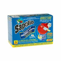 Insecticida SAPOLIO Aparato + repuesto líquido + 6 pastillas 50 noches