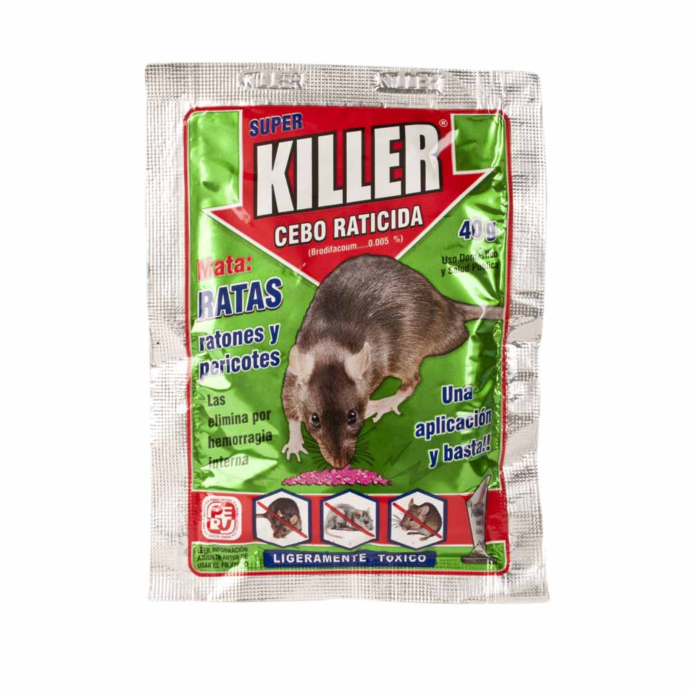 Raticida CAMPEÓN Cebo Sobre 40Gr