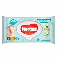 Toallitas Húmedas para Bebé HUGGIES One & Done Paquete 80un