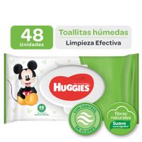 Toallitas Húmedas para Bebé HUGGIES Limpieza Efectiva Paquete 48un