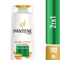 Shampoo PANTENE 2 en 1 Pro-V Restauración Frasco 700ml