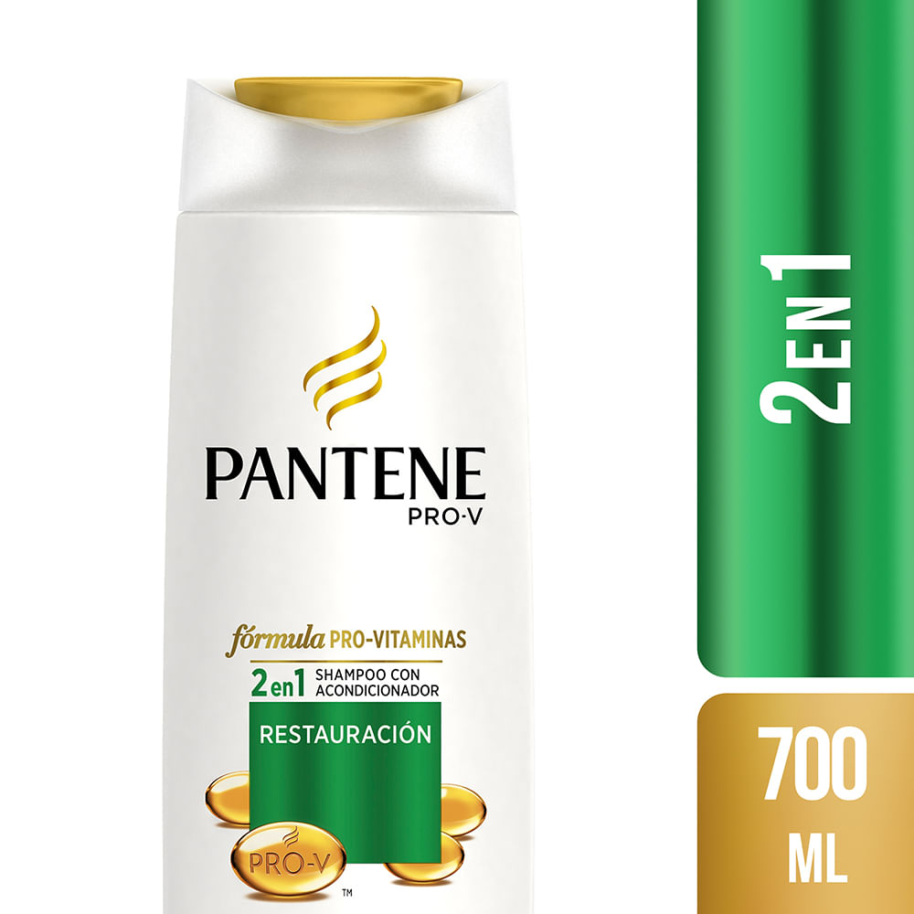 Shampoo PANTENE 2 en 1 Pro-V Restauración Frasco 700ml
