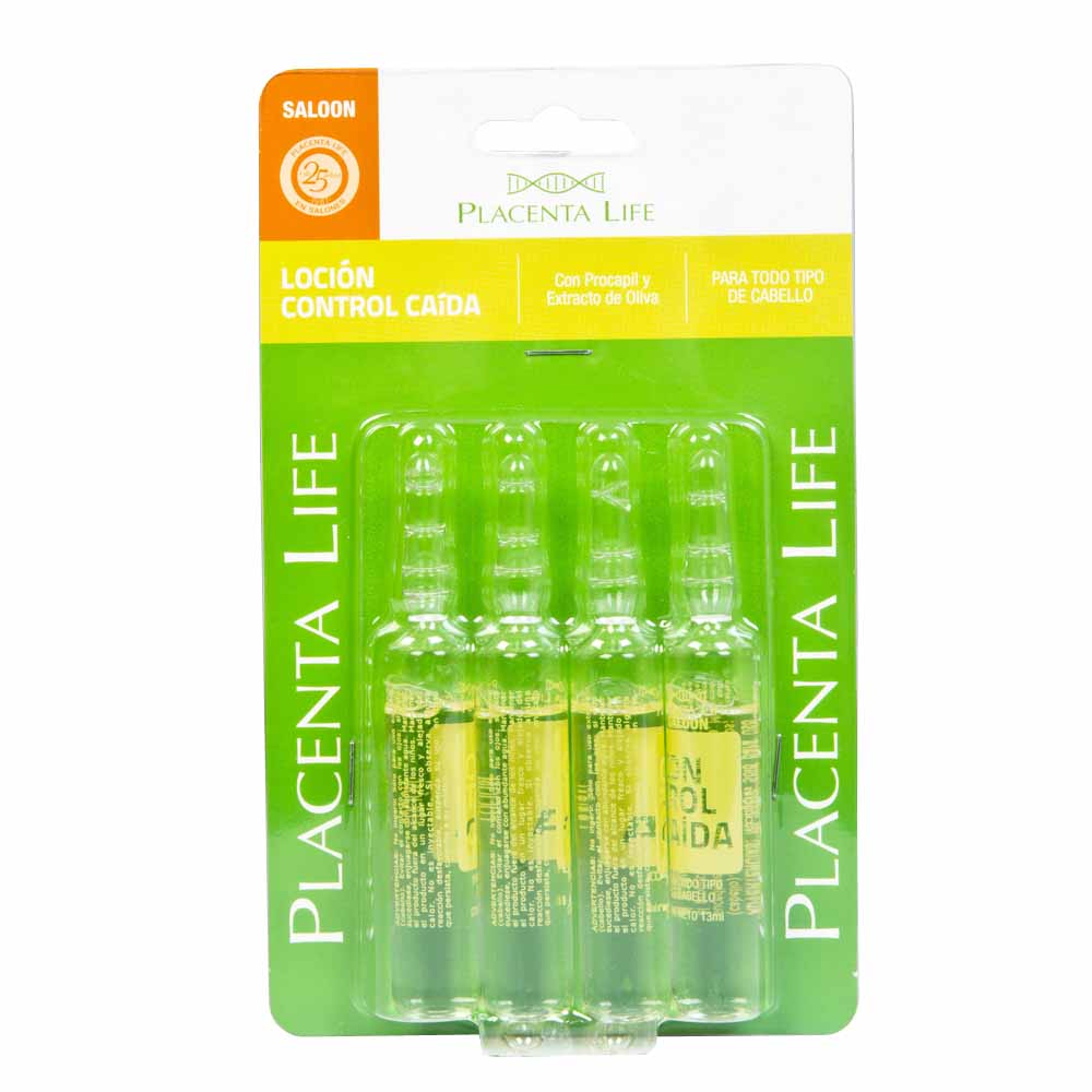 Ampolla PLACENTA LIFE Control Caída Caja 4un