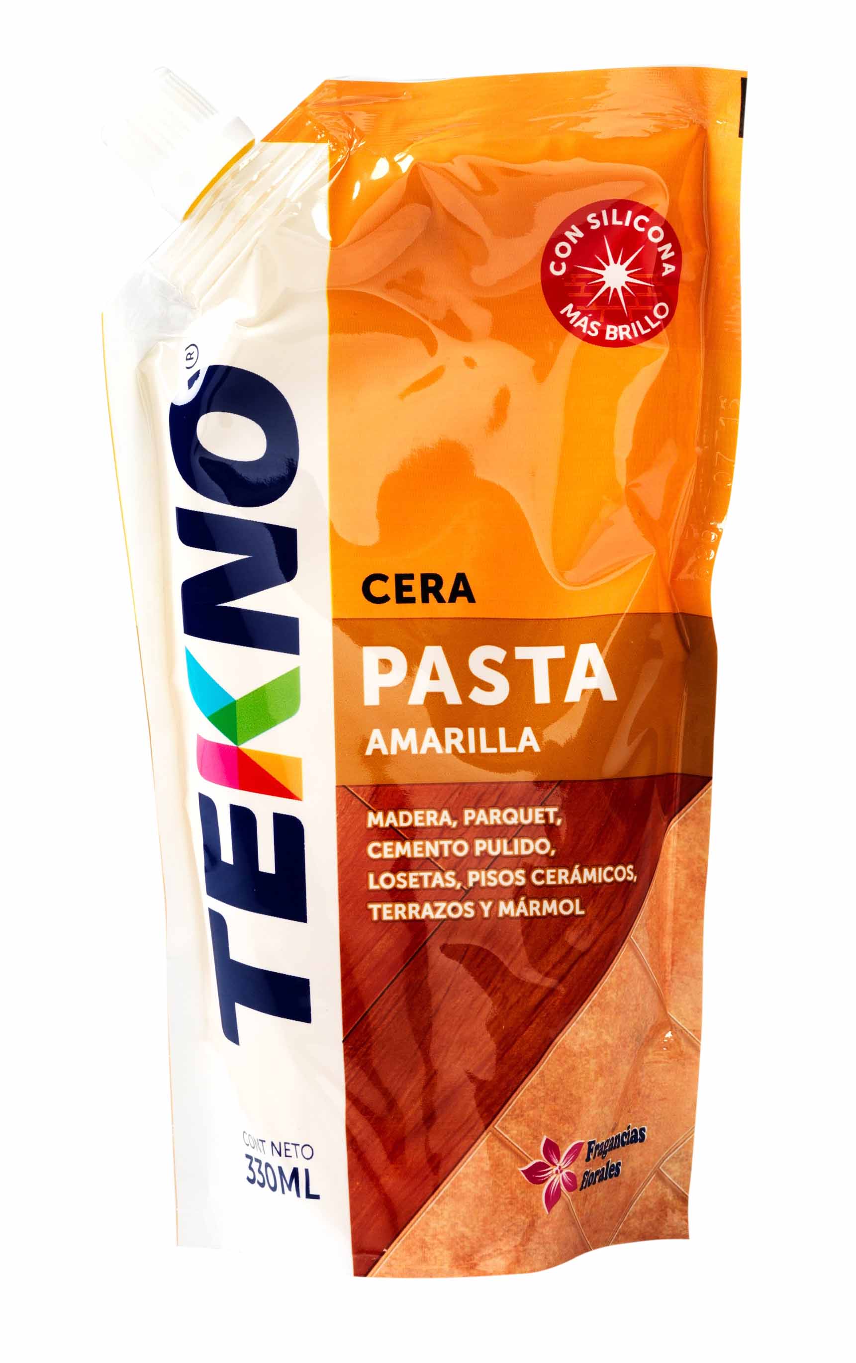 Cera en Pasta TEKNO Amarilla Doypack 330 ml