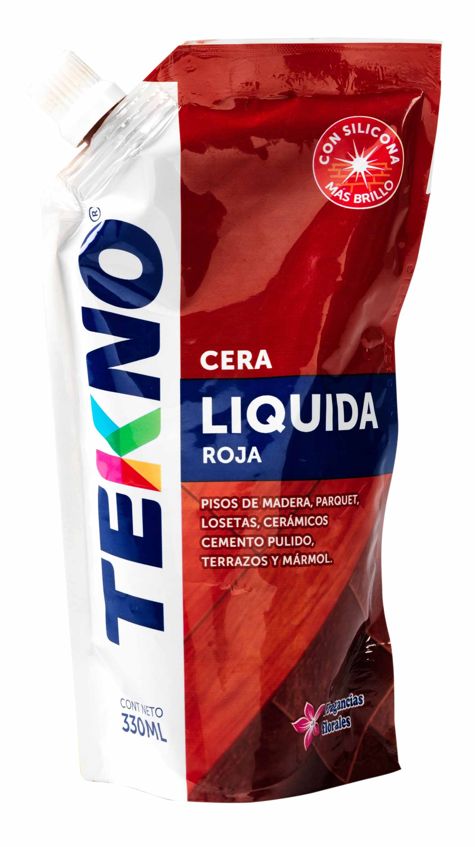 Cera líquida TEKNO Roja Doypack 336Ml