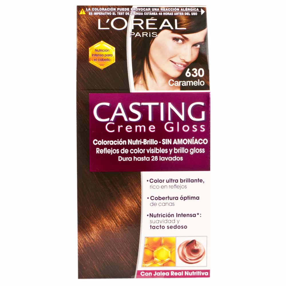 Tinte para Cabello L'ORÉAL Casting Creme Gloss 630 Caramelo Caja 1un