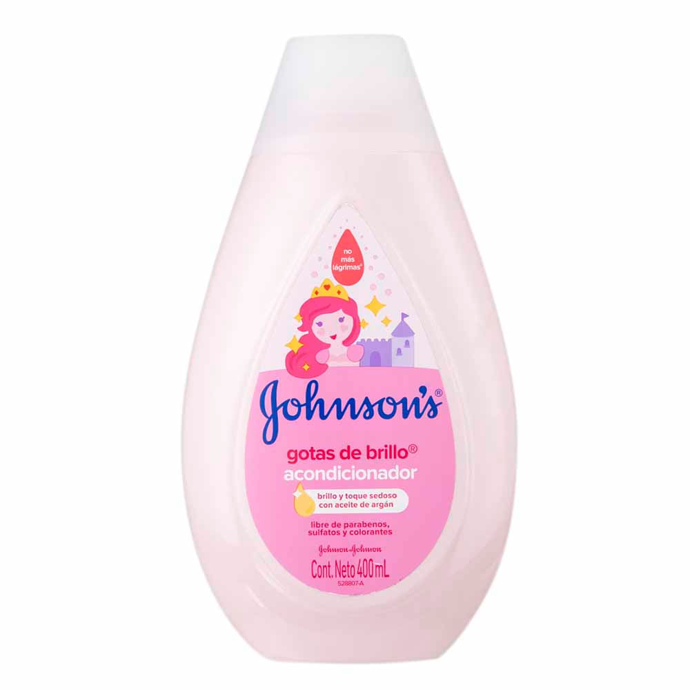 Acondicionador para Bebé JOHNSON'S BABY Gotas de Brillo Frasco 400ml