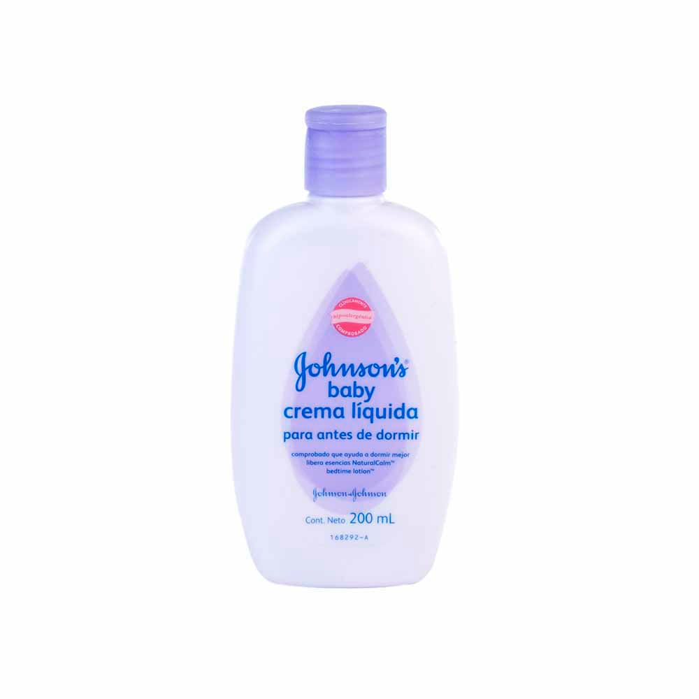 Crema Líquida para Bebé JOHNSON'S BABY Antes de Dormir Botella 200ml