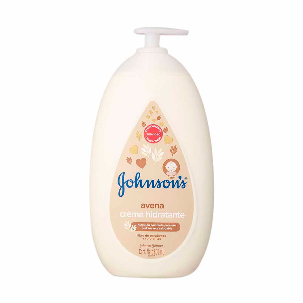 Crema para Bebé JOHNSON'S BABY Avena Botella 800ml