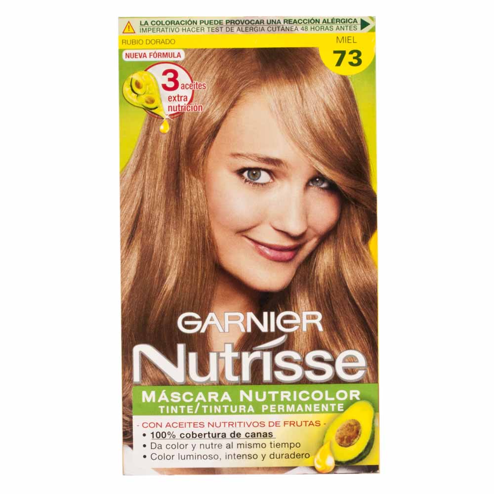 Tinte para Cabello GARNIER Nutrisse 73 Miel Caja 1un