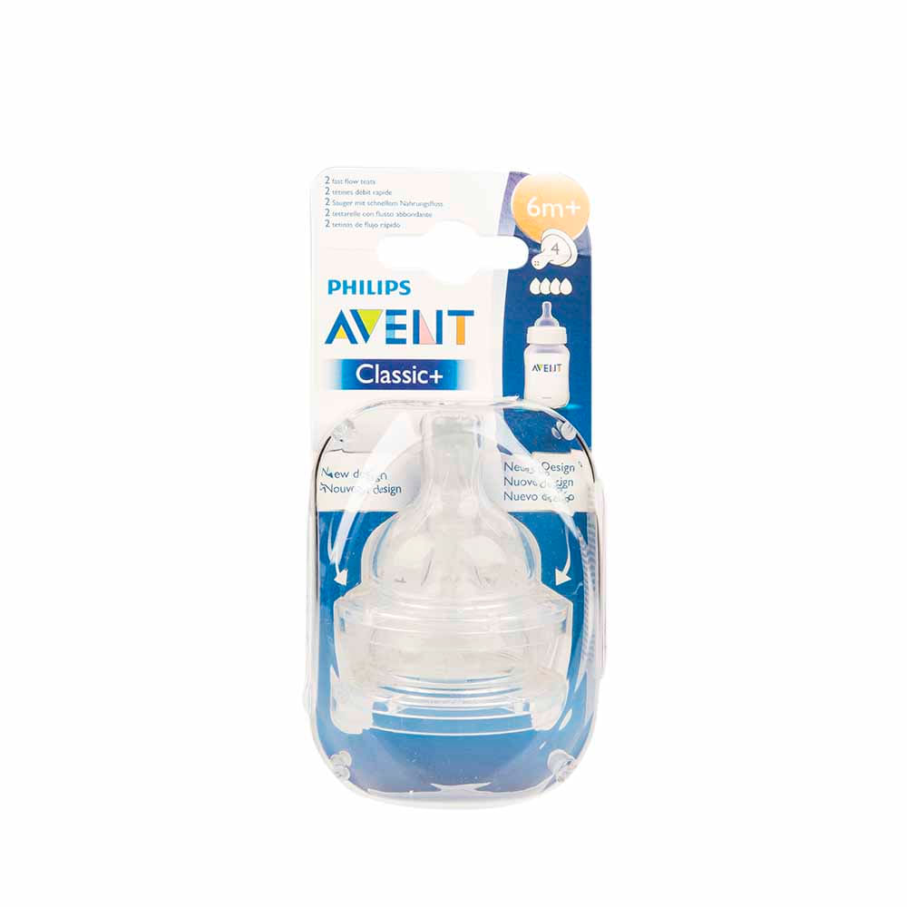 Tetina AVENT Flujo Rápido Paquete 2un