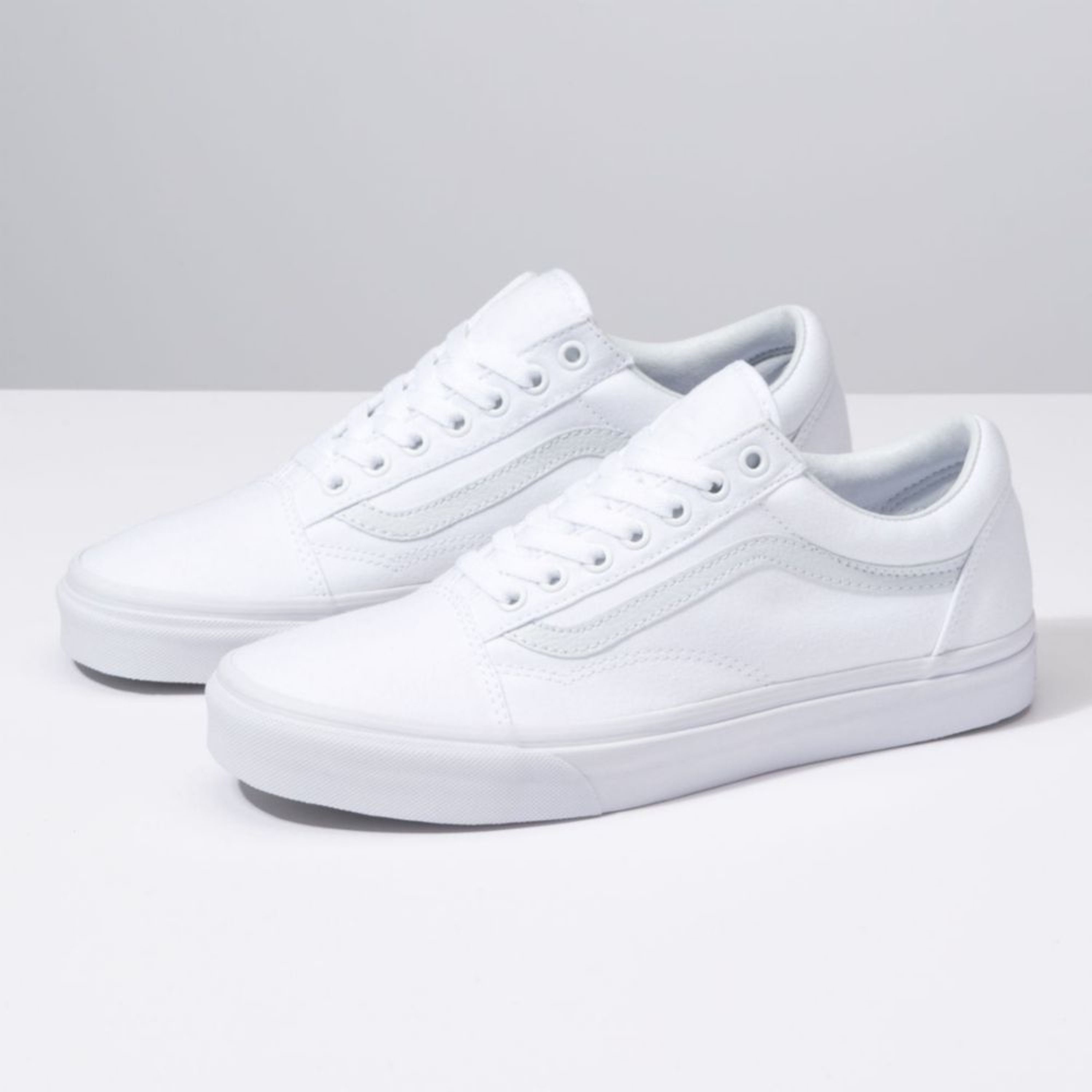 Zapatillas Vans Urbanas Hombre Old Skool Blanco01 - Shopstar