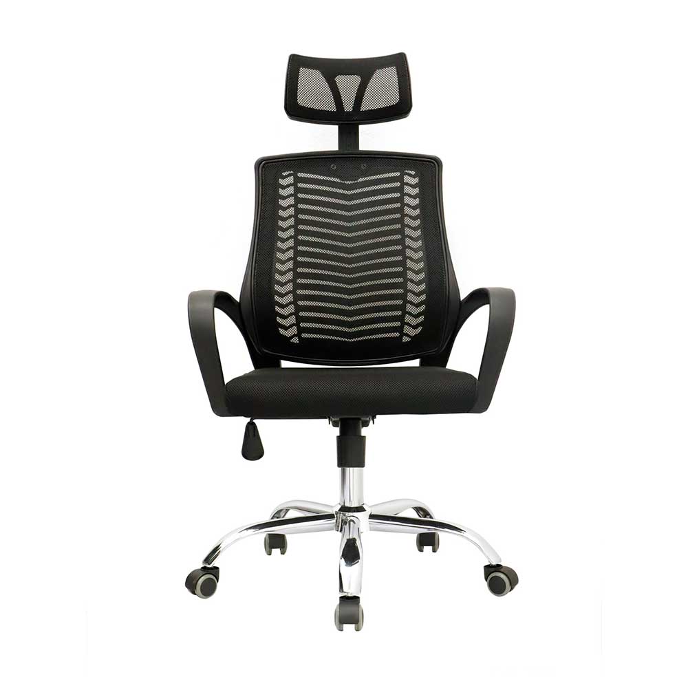 Silla De Escritorio Lifan Negro Con Cabecero Bonno