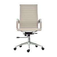 Silla De Escritorio Boss Taupe Con Cabecero Bonno