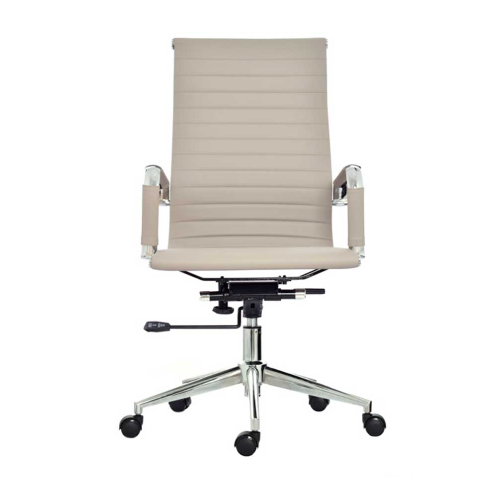Silla De Escritorio Boss Taupe Con Cabecero Bonno