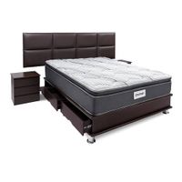 Dormitorio Sofia Futurepedic 2 Plazas + 2 Almohadas